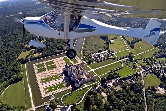 Baptême en avion léger - Loire et Châteaux