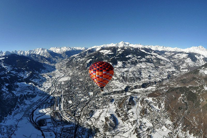 Baptême en Montgolfière - Aoste Mont-Blanc 