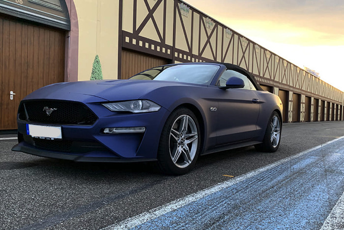 Conduite en Mustang V8 sur route - Colmar