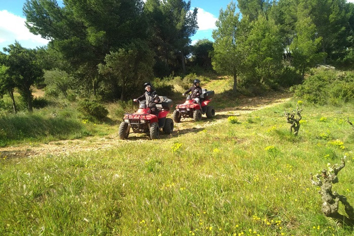 Randonnée quad - proche de Perpignan