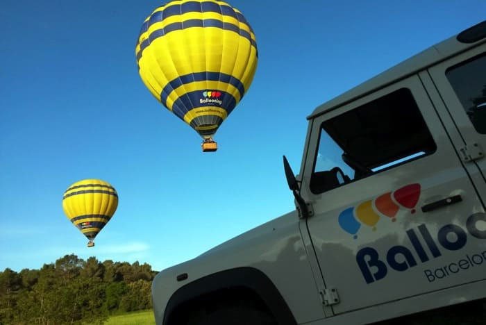Vol découverte en Montgolfière proche Barcelone