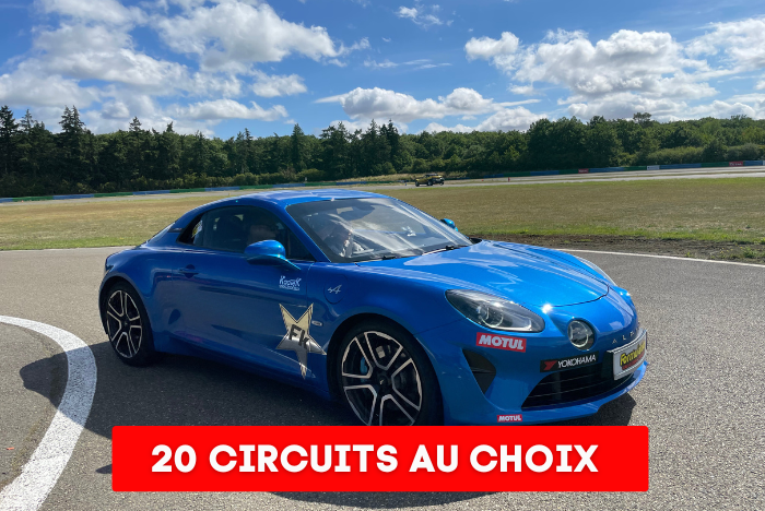 Stage de Pilotage enfant en Alpine A110 dès 9 ans - 20 circuits au choix