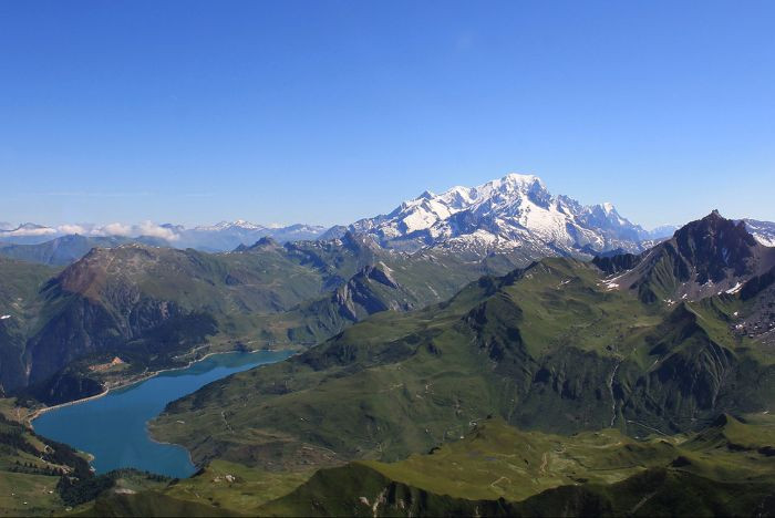 Vol Panoramique en avion vers le Mont-Blanc depuis Courchevel