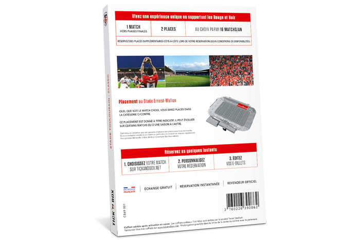 Stade Toulousain - 2 places