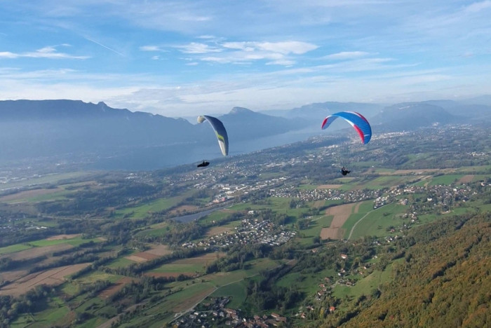 Baptême de l'air en Parapente Lac du Bourget - Chambéry