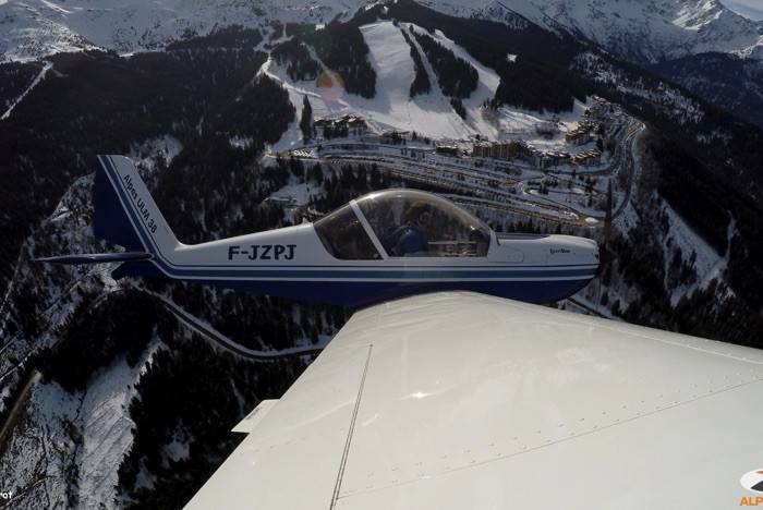 Vol en avion léger ULM multiaxes - Grenoble 