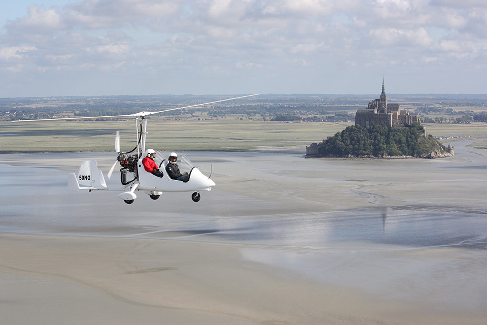 Baptême ULM Autogire - Mont-Saint-Michel