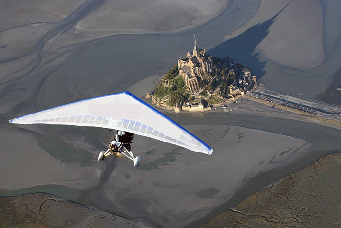 Baptême en ULM Pendulaire - Mont-Saint-Michel