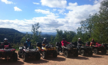 Randonnée en quad - proche du Puy-en-Velay