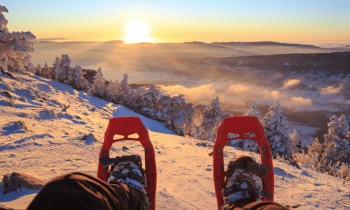 Randonnée Coucher du Soleil en Raquettes à Neige - Alsace 