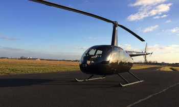 Baptême en hélicoptère à Cholet 