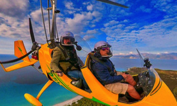Vol panoramique en ULM Autogire et Avion léger depuis Corte
