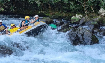 Rafting sur la rivière des Marsouins à Takamaka - Saint-Benoît