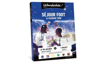 Coffret cadeau 100% Foot Séjour - 2 places