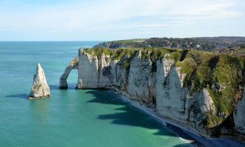 Baptême en hélicoptère - Survol des Falaises d'Étretat