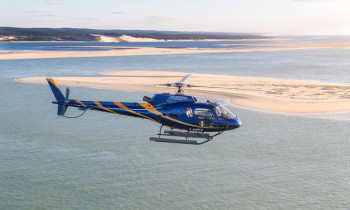Baptême hélicoptère autour du Bassin d'Arcachon, Dune du Pilat, Cap Ferret