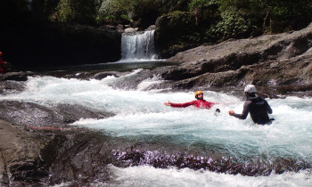 Canyoning Ti Grain Galet rivière Langevin - Réunion