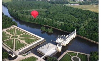 Baptême en Montgolfière au château de Chenonceau