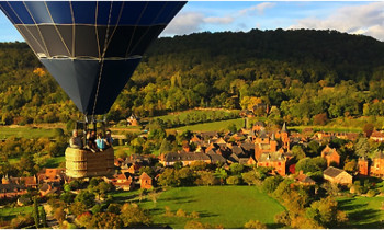 Baptême montgolfière - Le bassin de Collonges la Rouge - Corrèze