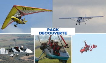 Pack Découverte 3 Machines - Baptême et initiation en ULM près de Paris