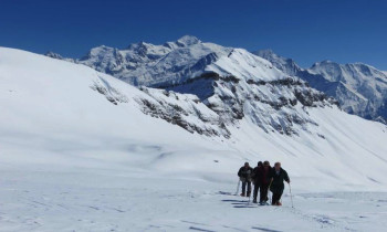 Balade en raquettes à neige aux Gets