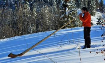 Randonnée privatisée au son du Cor en raquettes à neige - Morzine