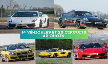 Stage de Pilotage enfant de 6 à 18 ans sur 20 circuits & 14 voitures au choix 