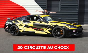 Stage de Pilotage enfant en Nissan GTR dès 12 ans - 20 circuits au choix