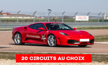 Stage de Pilotage enfant en Ferrari F430 dès 13 ans - 20 circuits au choix
