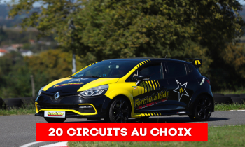 Stage de Pilotage enfant en Clio IV RS dès 8 ans - 20 circuits au choix