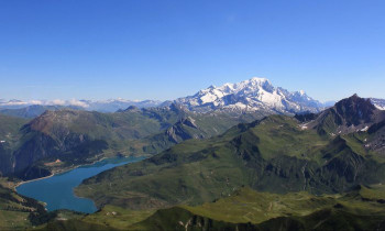 Vol Panoramique en avion vers le Mont-Blanc depuis Courchevel