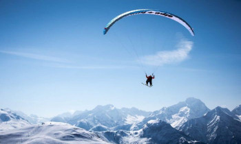 Baptême de parapente depuis le haut des pistes - Courchevel les 3 vallées