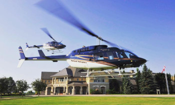 Vol privatif en Hélicoptère au Crépuscule - Chutes du Niagara - Ontario