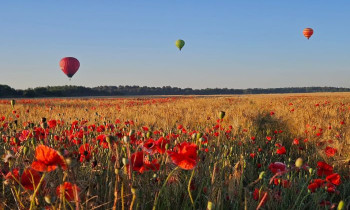 Baptême en montgolfière proche Châtellerault et Poitiers