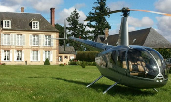 Vol privatif en hélicoptère solo sur la côte Normande - Le Havre
