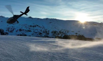 Baptême privatif en hélicoptère, les 3 Vallées depuis Méribel
