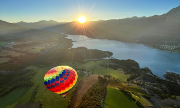 Vol en montgolfière - Survol du Lac de Serre-Ponçon 