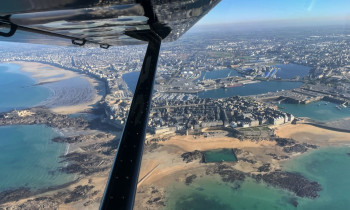 Baptême en avion léger ULM à Dinard