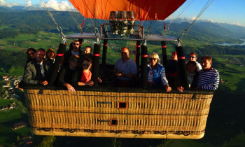 Vol en montgolfière au dessus du Canton de Fribourg