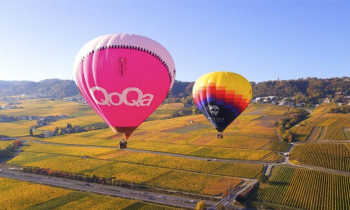 Vol en montgolfière au Lac Léman et canton de Genève