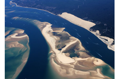 Baptême hélicoptère autour du Bassin d'Arcachon, Dune du Pilat, Cap Ferret
