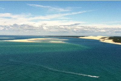 Baptême hélicoptère autour du Bassin d'Arcachon, Dune du Pilat, Cap Ferret