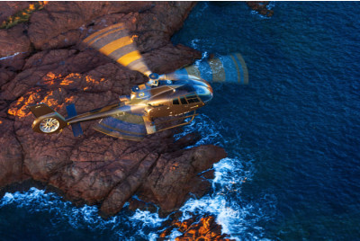 Baptême en hélicoptère à Cannes - Cap Esterel