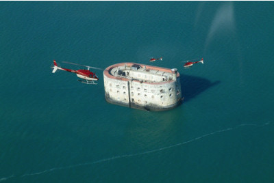 Vol en hélicoptère survol de Fort Boyard - Oléron
