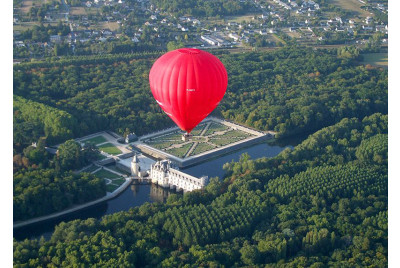 Baptême en Montgolfière au château de Chenonceau