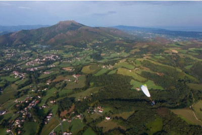 Baptême en ULM paramoteur sur la côte Basque proche de Biarritz