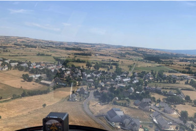 Baptême en ULM Autogire Lacs et Volcans d'Auvergne
