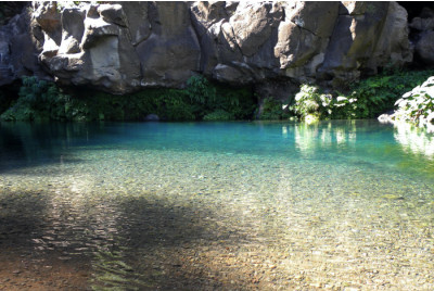 Spéléologie et Tyrolienne - Tunnel de lave du Bassin Bleu - La Réunion