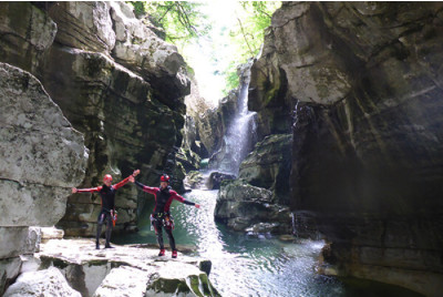 Parcours de Canyoning Aventure - Chambéry