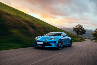 Conduite en Alpine A110S sur route - Colmar